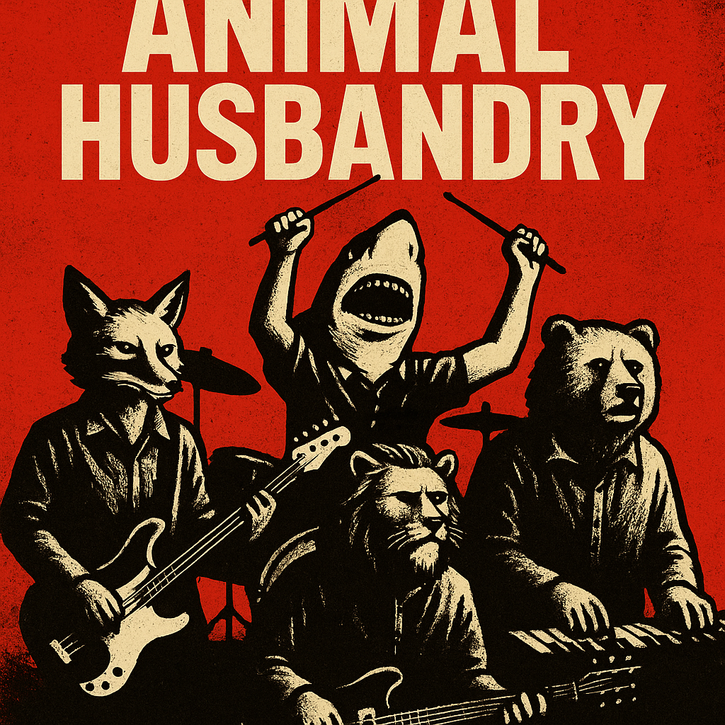 Animal Husbandry — propaganda style poster